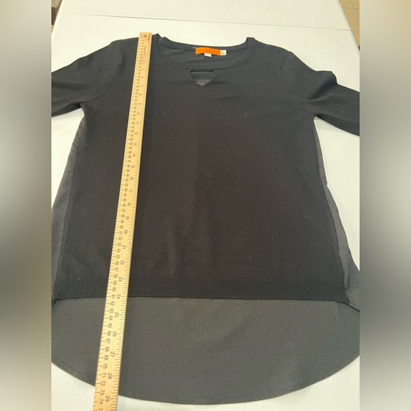 ONE A long sleeve rayon blend blouse S - Picture 5 of 9